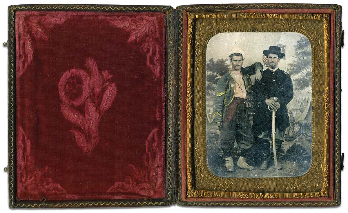 Quarter plate tintype by an anonymous photographer. Bruce Bonfield Collection.