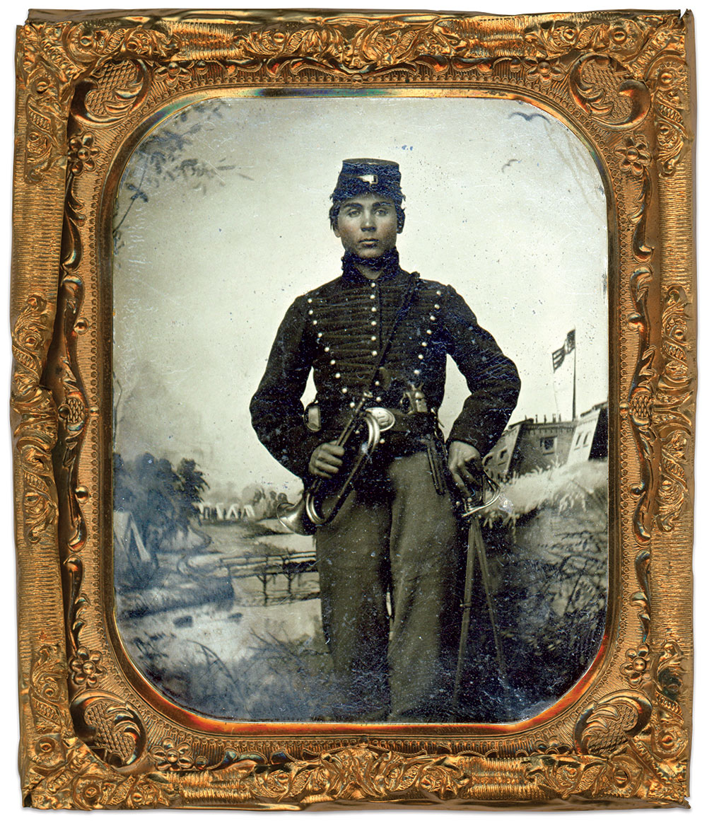 Sixth-plate tintype by Ansel R. Butts of St. Louis, Mo. Brian Boeve Collection.