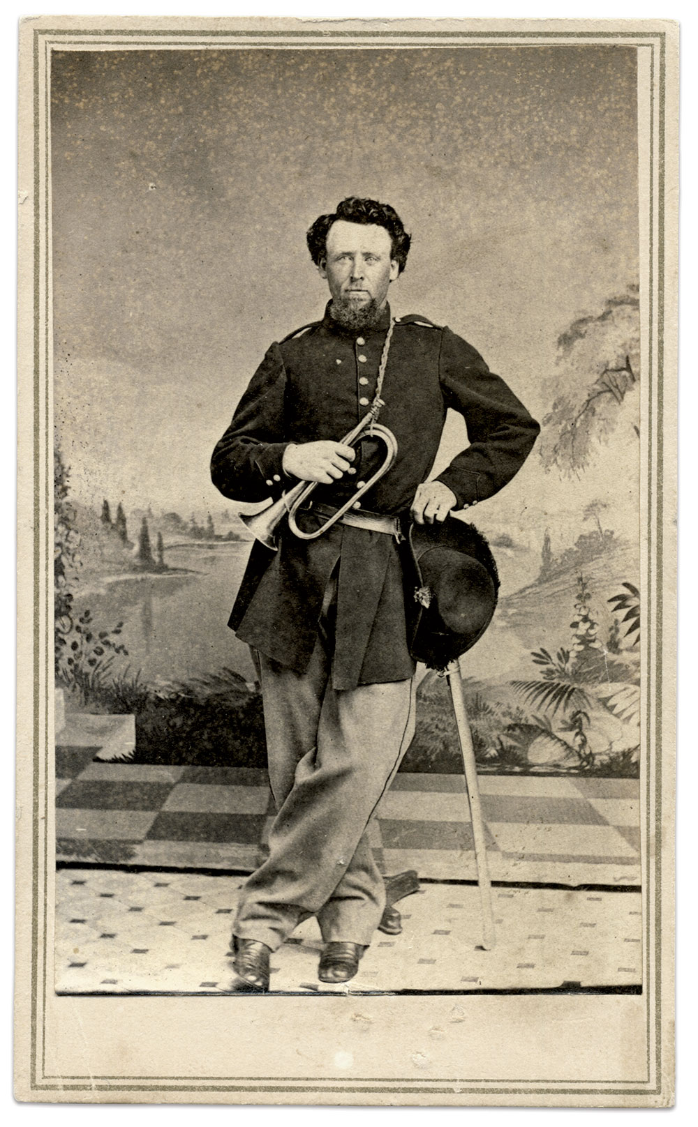 Carte de visite by Bryan R. Johnson of Petaluma, Calif. Rick Carlile Collection.