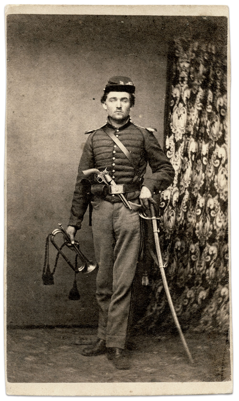 Carte de visite by an unidentified photographer. Rick Carlile Collection.