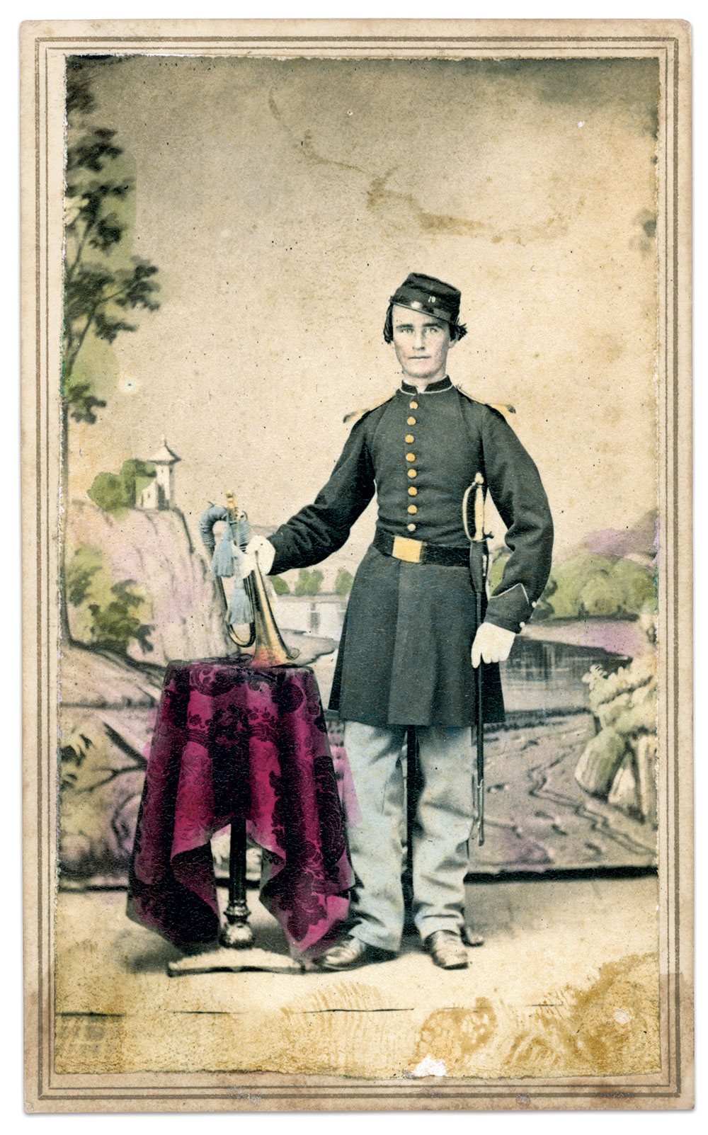 Carte de visite by an unidentified photographer. Chris Nelson Collection.