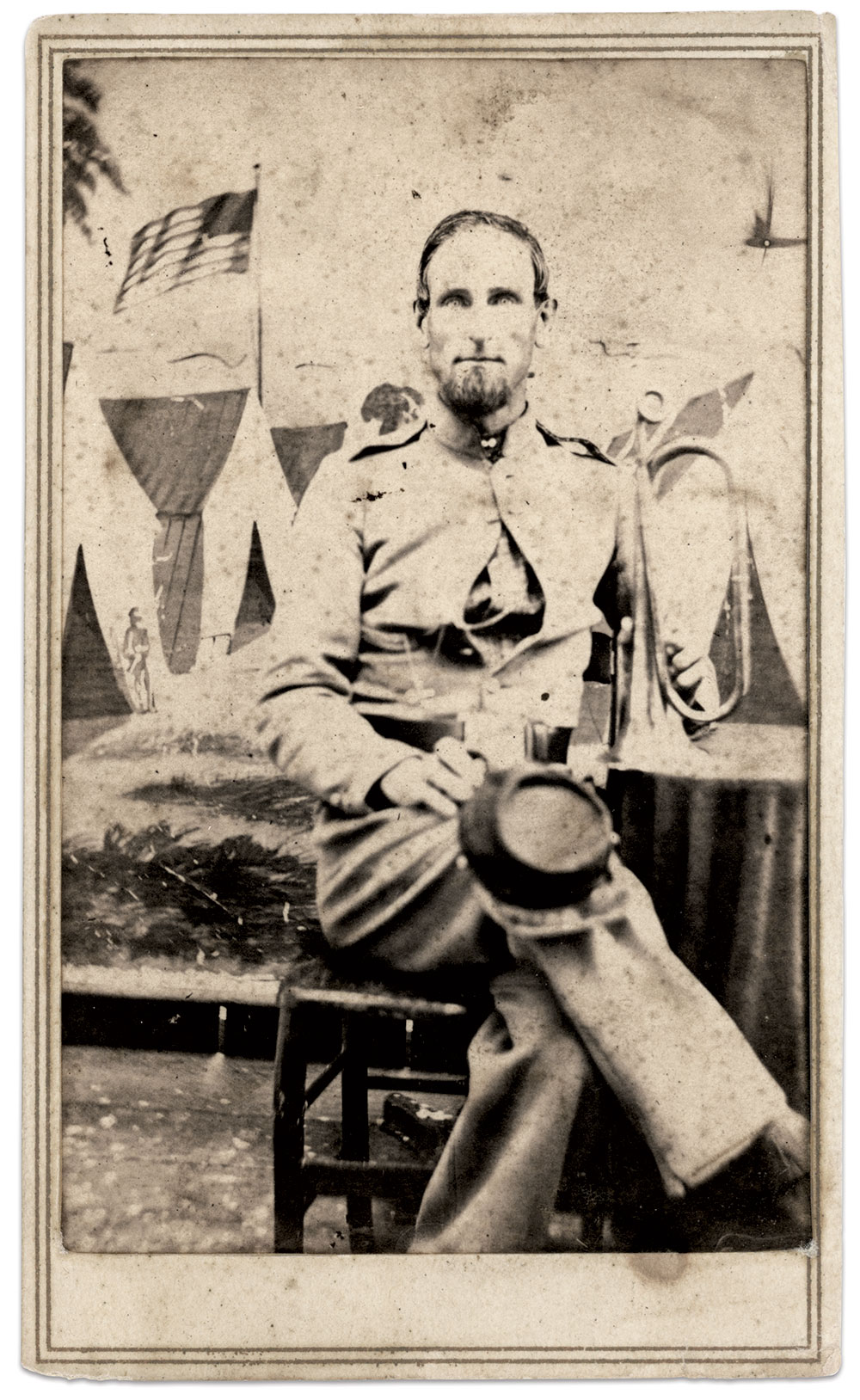 Carte de visite by an unidentified photographer. Chris Nelson Collection.