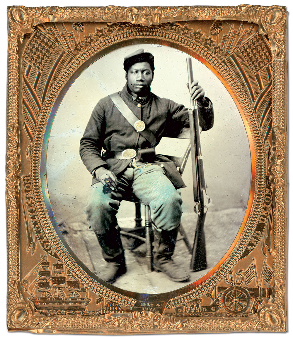 Sixth plate tintype by an unidentified photographer. Dan Schwab Collection.