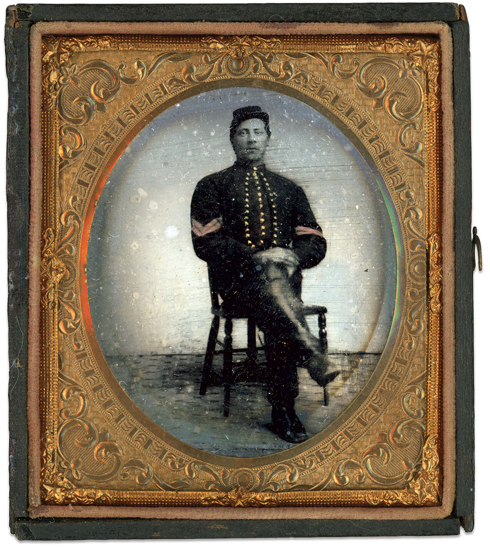 Holbrook. Sixth plate tintype by an unidentified photographer.