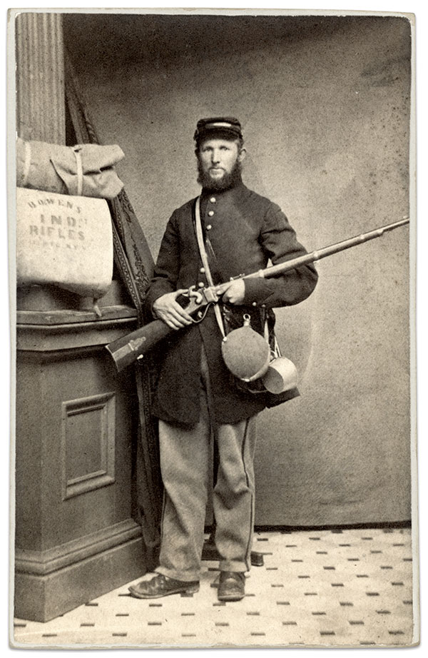 Carte de visite by an unidentified photographer. Rick Carlile Collection.