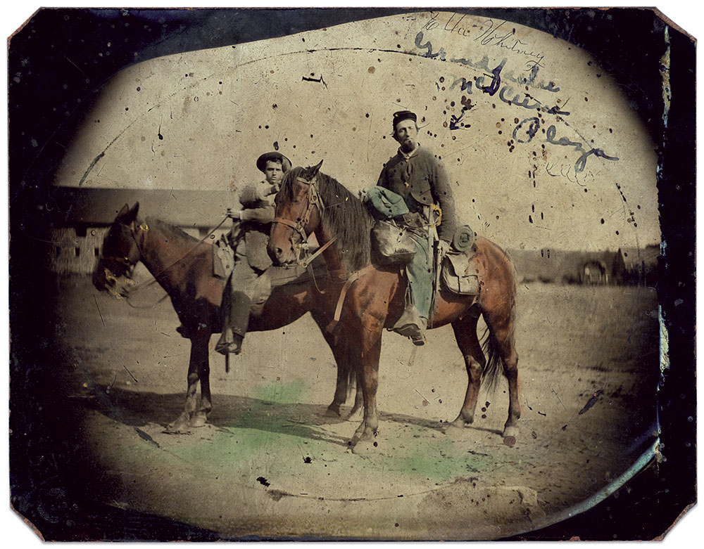 Half plate tintype by an unidentified photographer. Fort Scott National Historic Site Museum Collection.
