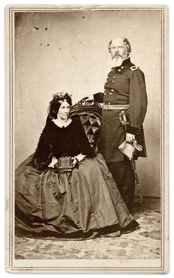 Brig. Gen. Napoleon B. and Sarah A. (Childs) Buford posed for Bankes. Tom Glass Collection.
