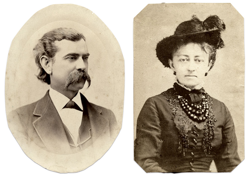 Henry and Mary after the war. Albumen prints by an unidentified photographer. Paul Russinoff Collection.
