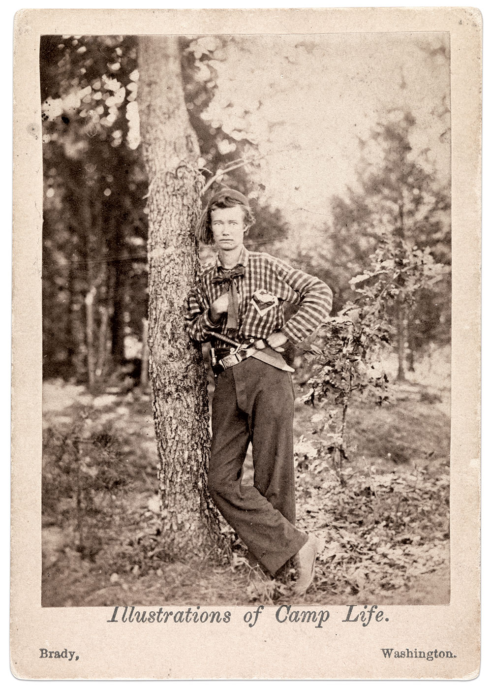Figure 1: Richard L. Cramer, Company I, 4th Michigan Infantry, 1861. Albumen silver print from glass negative. The Metropolitan Museum of Art.