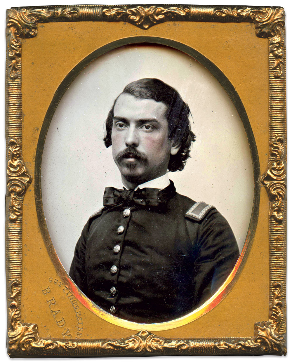 2nd Lt. Worth, circa 1859-1860. Sixth plate ambrotype by Mathew Brady of New York City. Paul Russinoff Collection.