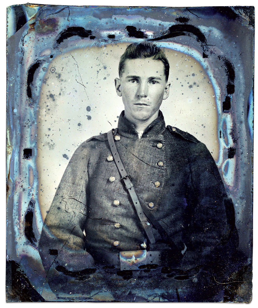 Sixth plate ambrotype by an unidentified photographer.
