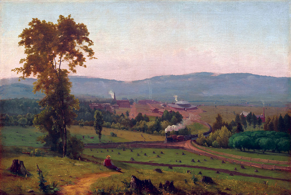 “The Lackawanna Valley,” circa 1856, by Hudson River School artist George Inness (1825-1894). National Gallery of Art.