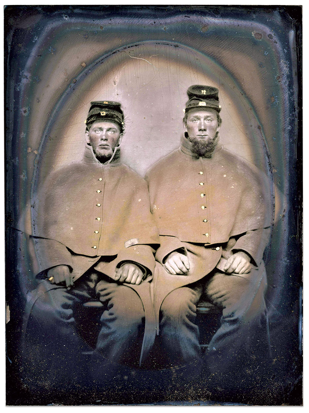 Quarter plate tintype by an unidentified photographer. John Wernick Collection.