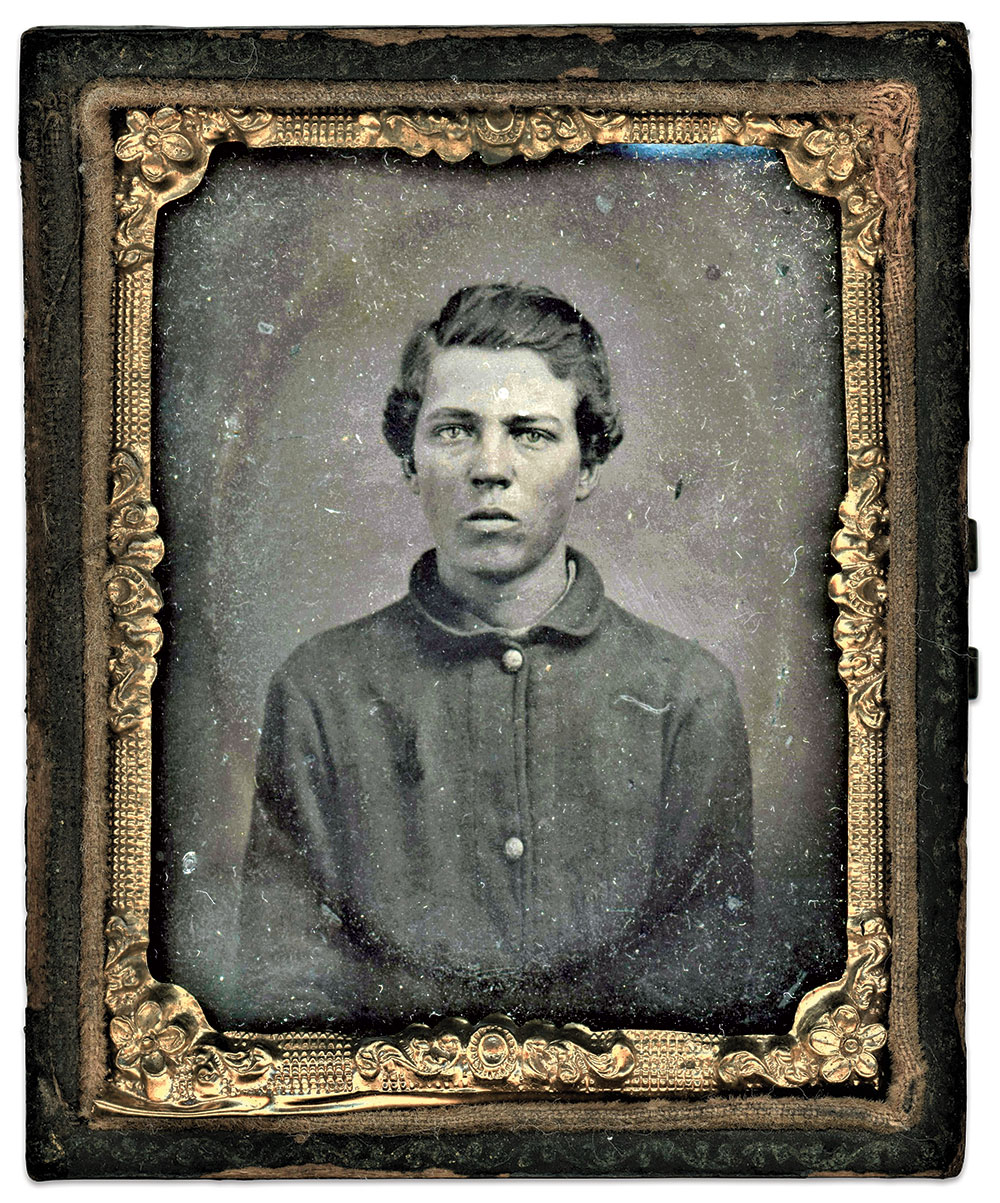 George W. Linkins Jr. Ninth plate tintype by an unidentified photographer. Roger Davis Collection.