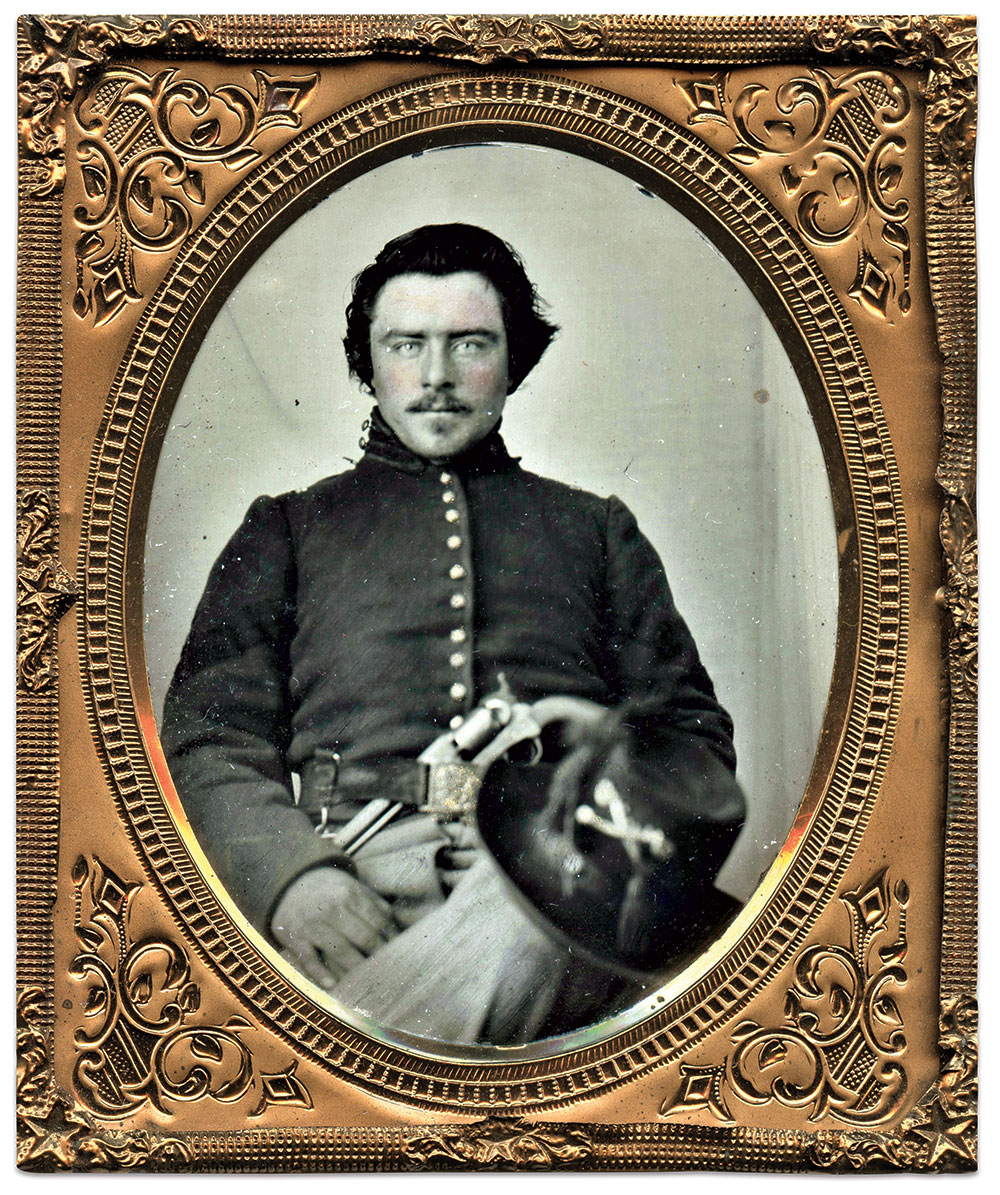 Sixth plate tintype by an unidentified photographer. Jules Martino Collection.