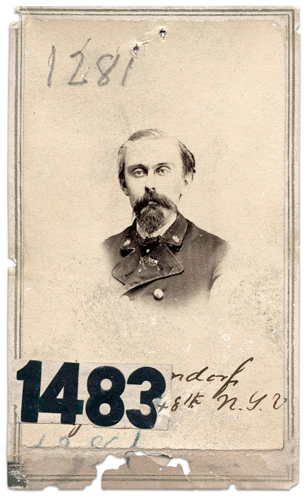 Surgeon Charles A. Devendorf. Carte de visite by an anonymous photographer. New York State Military Museum.