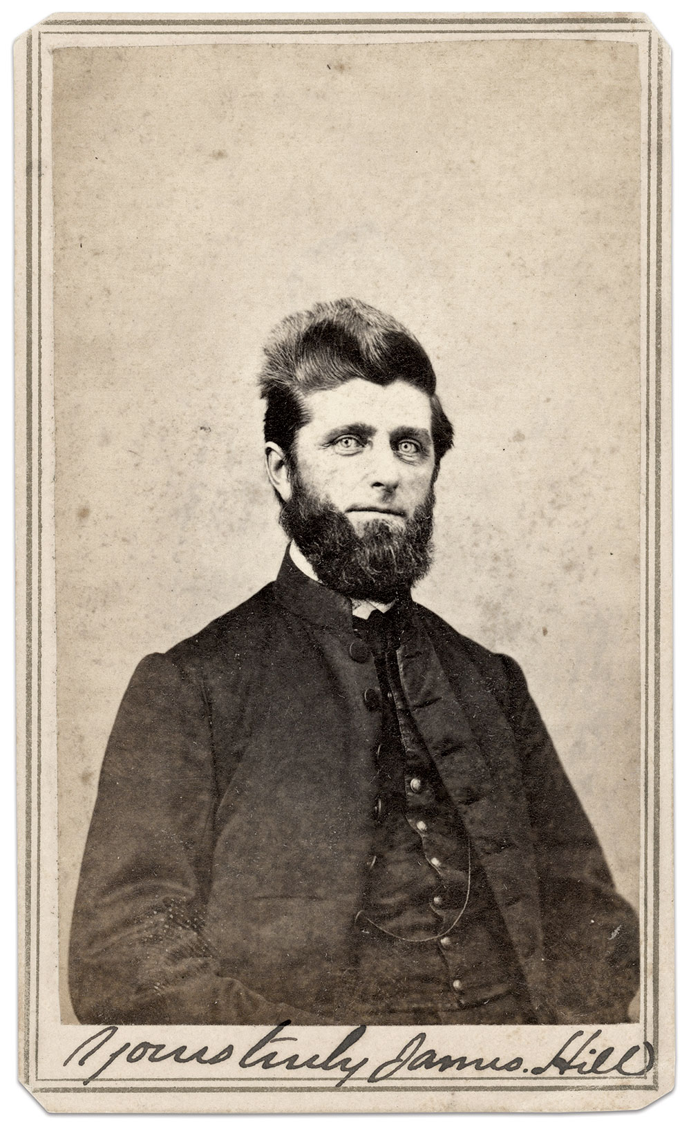 Chaplain Hill. Carte de visite by Edward Jacobs of New Orleans, La. Mark Warren Collection.