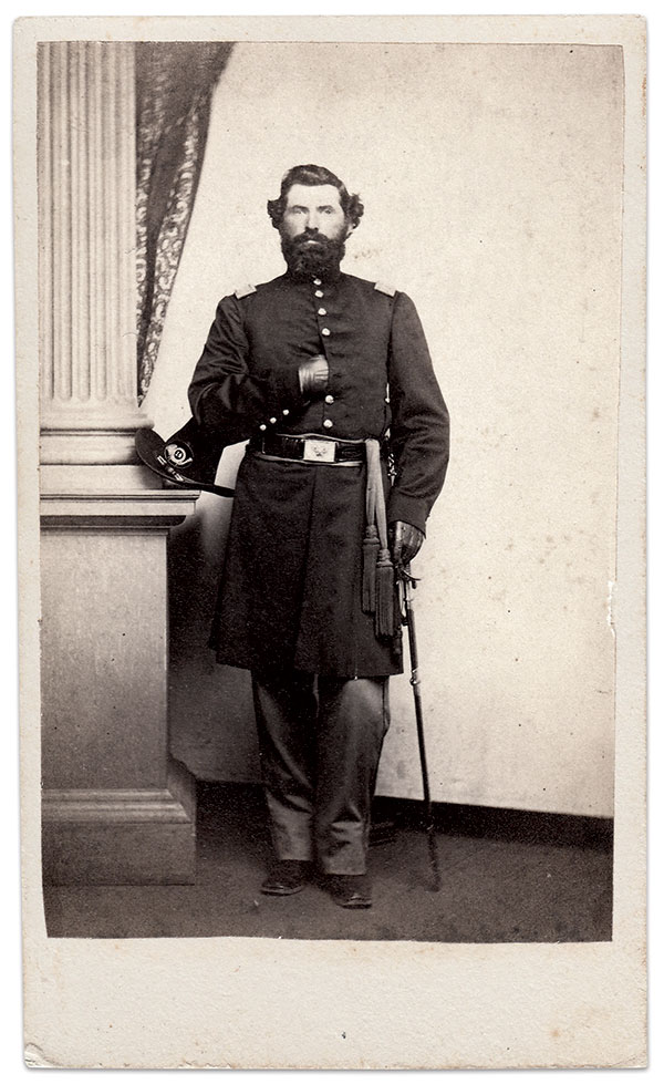 Captain Harris. Carte de visite by an unidentified photographer. Author’s collection.