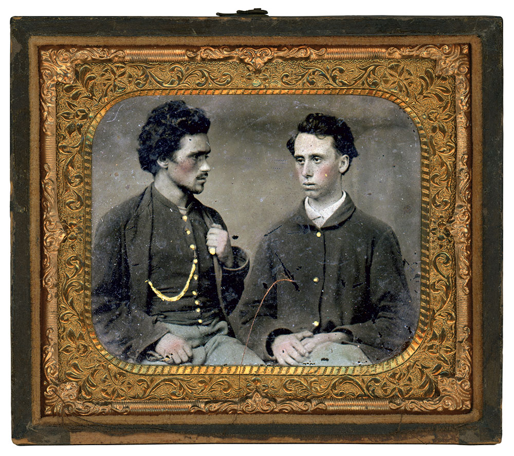 Sixth plate tintype by an unidentified photographer. Sara Thompson Collection.