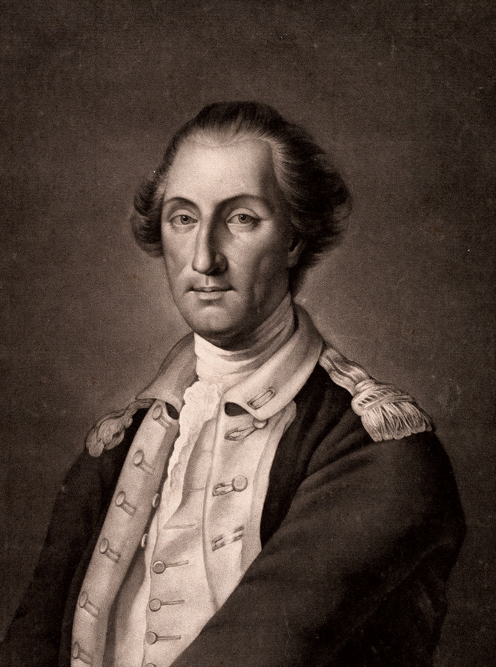 Washington, circa 1783. National Portrait Gallery.