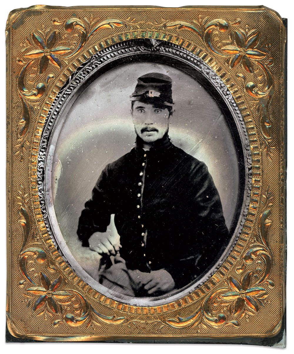 Edward Peto. Sixth plate ambrotype by an unidentified photographer.