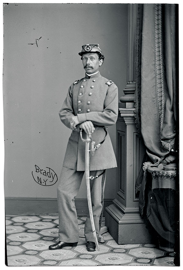 Stahel is pictured as colonel of the 8th New York Infantry, circa 1861. Glass plate negative by Mathew B. Brady of New York City. National Portrait Gallery.