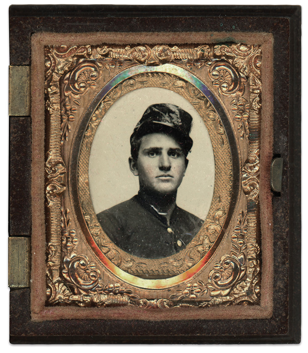 George L. Boss. Sixteenth-plate ambrotype by an unidentified photographer.