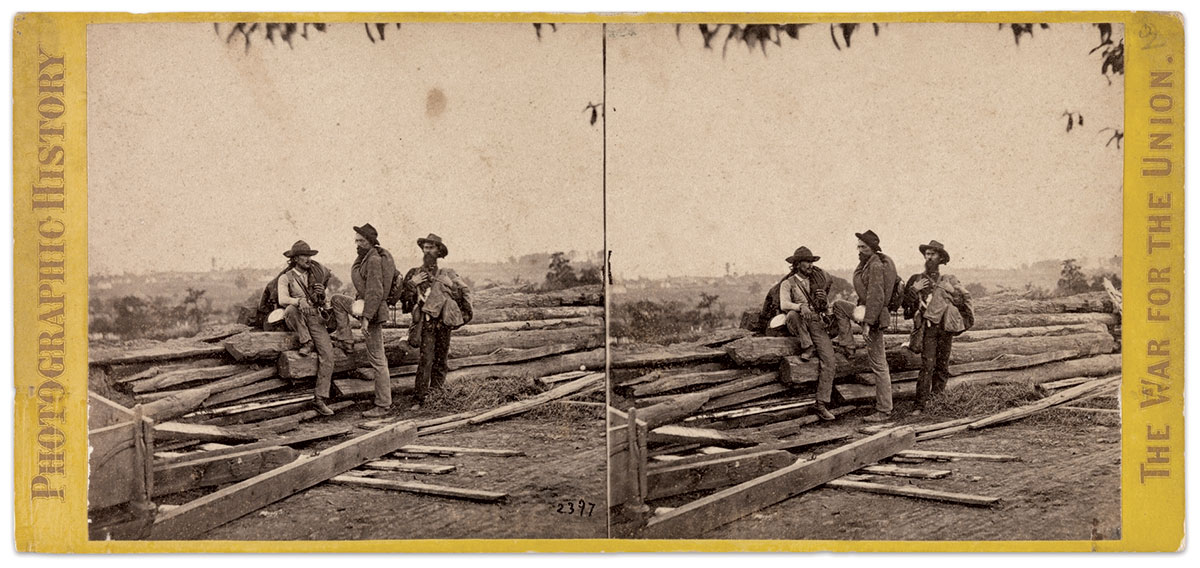 JUNE 1865: The “Photographic History: The War for the Union” series of more than 1,000 stereo cards published by Edwin and Henry T. Anthony of New York City. The Metropolitan Museum of Art.