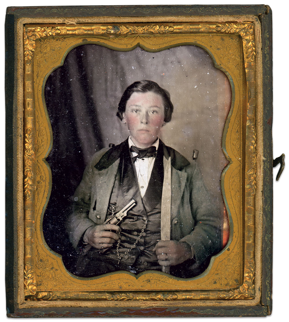 Sixth-plate ambrotype (on original poster).