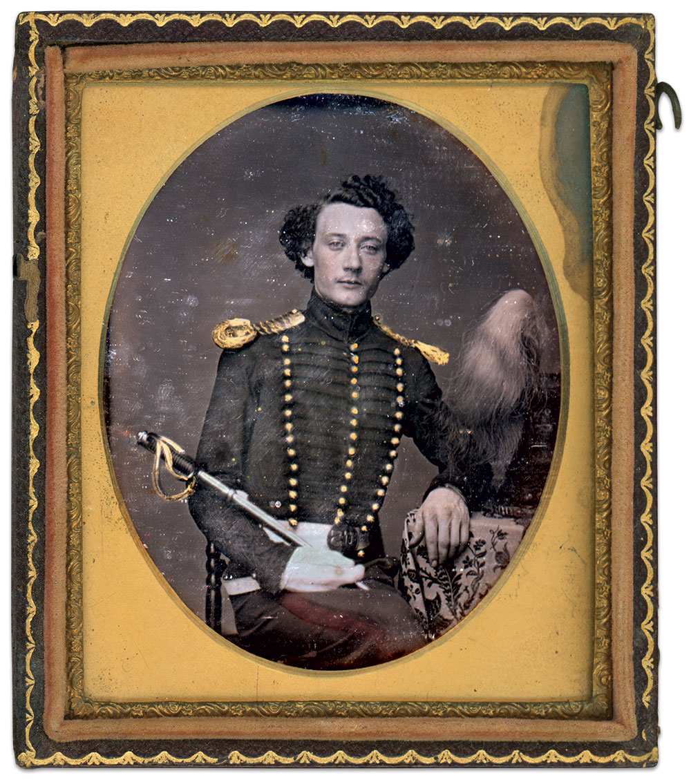 Sixth-plate daguerreotype (on original poster).