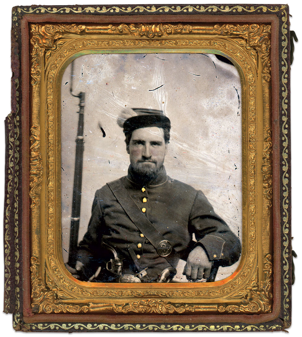 Sixth-plate tintype by an unidentified photographer. Scott Hilts Collection.