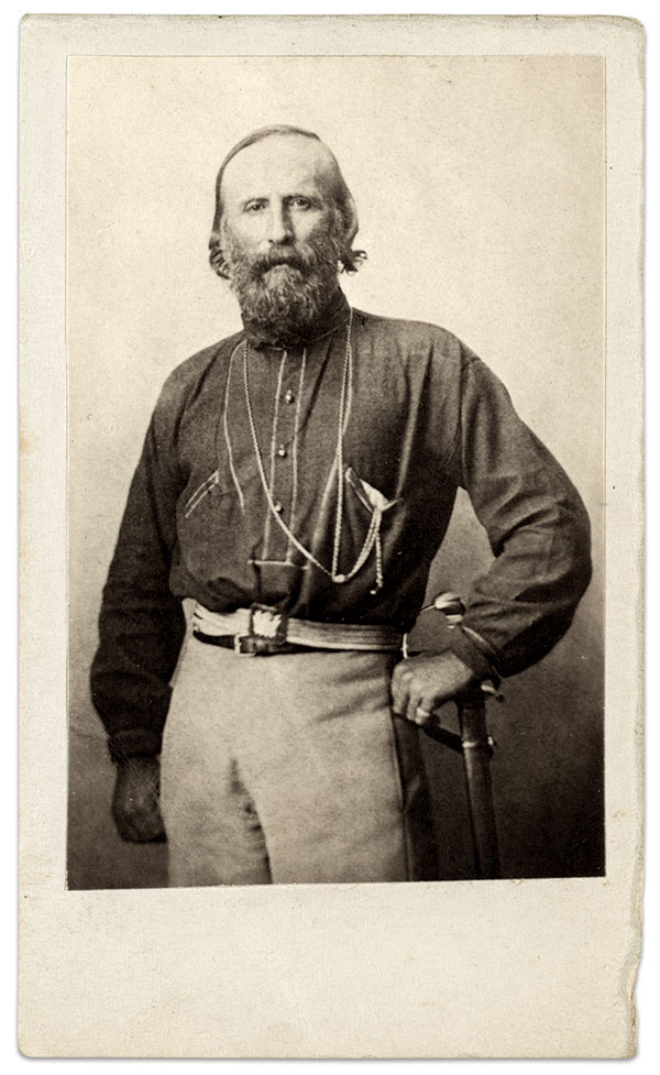 Carte de visite by an unidentified photographer in Naples. Library of Congress.