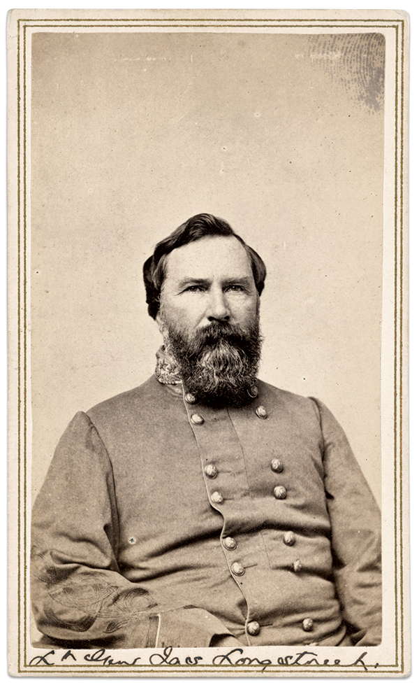 James Longstreet. Carte de visite by Samuel Anderson & Samuel (or Solomon) T. Blessing of New Orleans, La.The Liljenquist Family Collection at the Library of Congress.