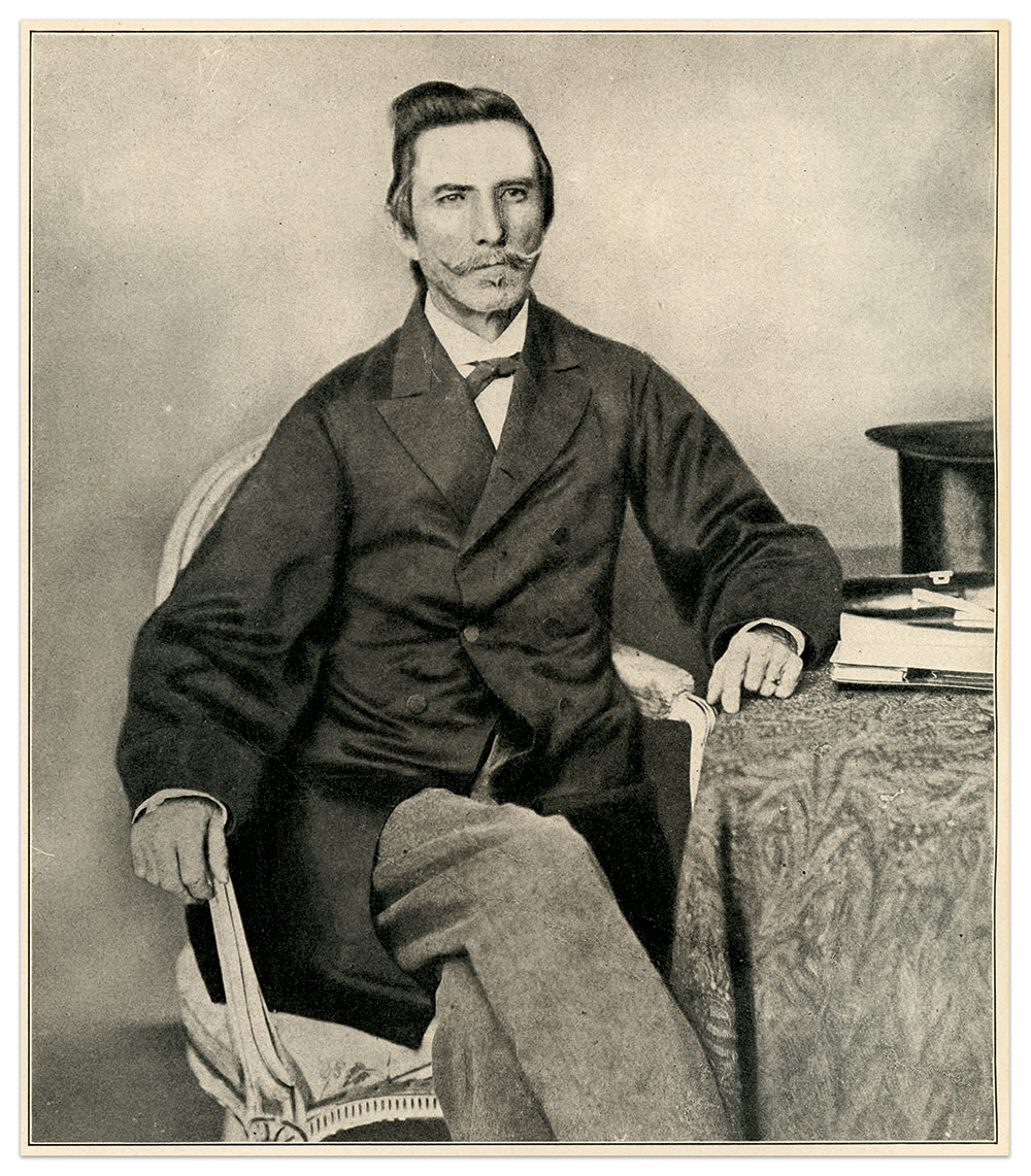 This portrait, taken in June 1864 following the encounter with the Kearsarge by photographer Samuel J. Wiseman of Southampton was published in Volume 6 of Miller’s Photographic History of the Civil War. Author's collection.