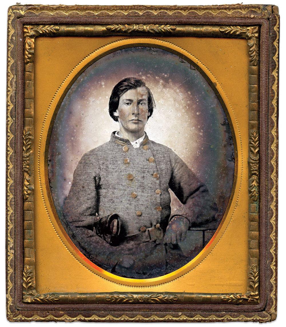 Sixth-plate ambrotype by an unidentified photographer. Bryan Watson Collection.