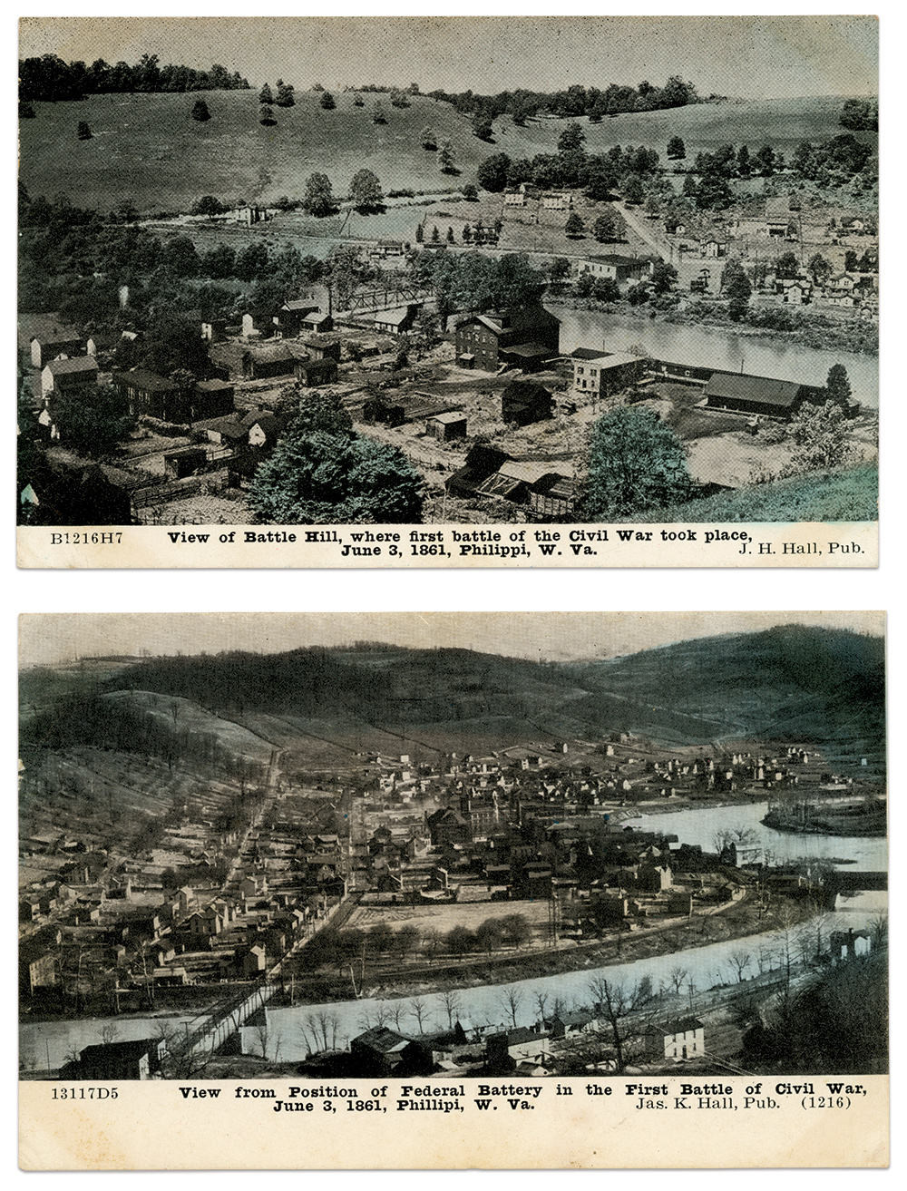 Early 20th century views of Philippi. Real Photo Postcards. Military Images.