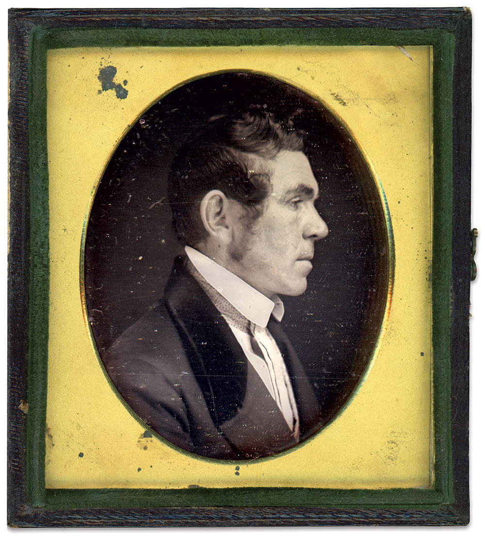 Influential uncle: The relationship between Huse and his uncle, James Tyler Ames, pictured here about 1845, has been overlooked. Sixth-plate daguerreotype by an unidentified photographer.