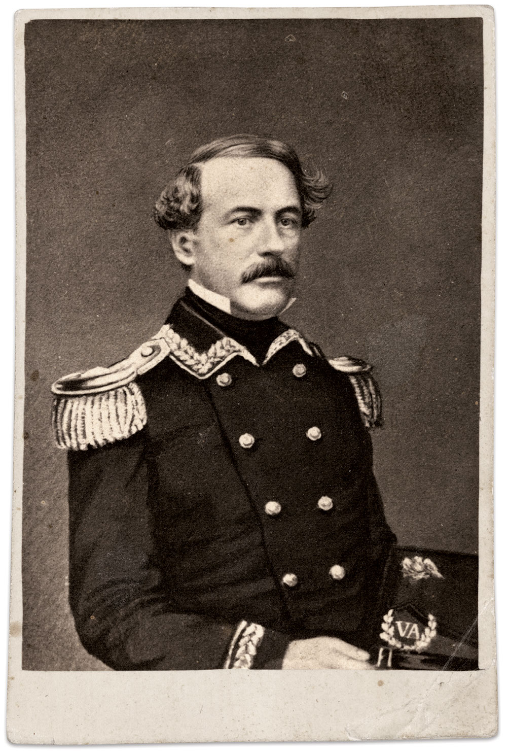Little Connection to Lee: Huse did not fall under his sphere of the future Confederate general’s influence. Carte de visite by Bendann Brothers of Baltimore, Md. Library of Congress.