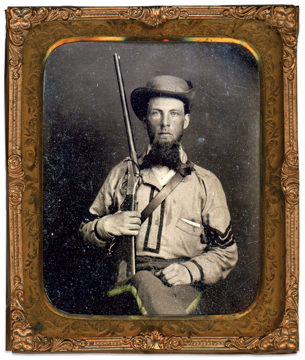 Sixth-plate tintype by an unidentified photographer. Paul Reeder Collection.