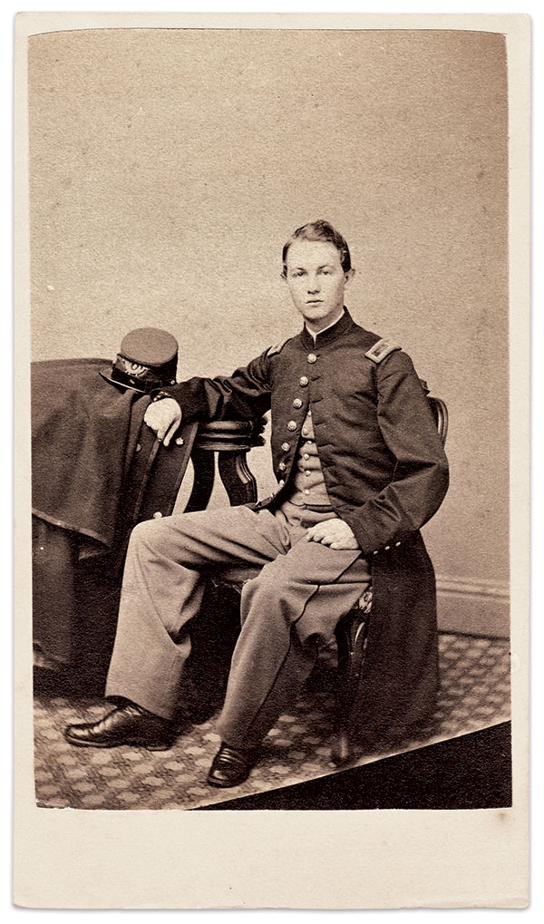 William E. Hacker, 3rd Maryland Infantry. Carte de visite by Charles R.B. Claflin of Worcester, Mass. Author’s collection.