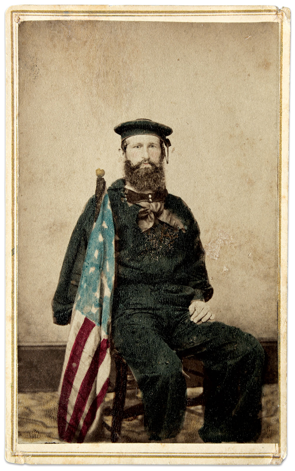 Carte de visite by an unidentified photographer. Buck Zaidel Collection.