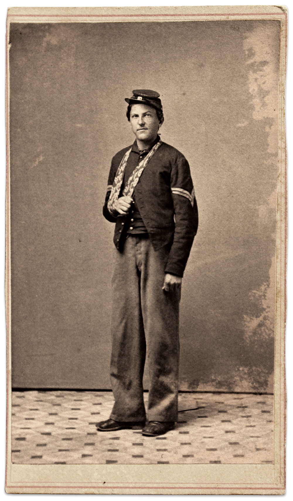 Carte de visite by an unidentified photographer. Buck Zaidel Collection.