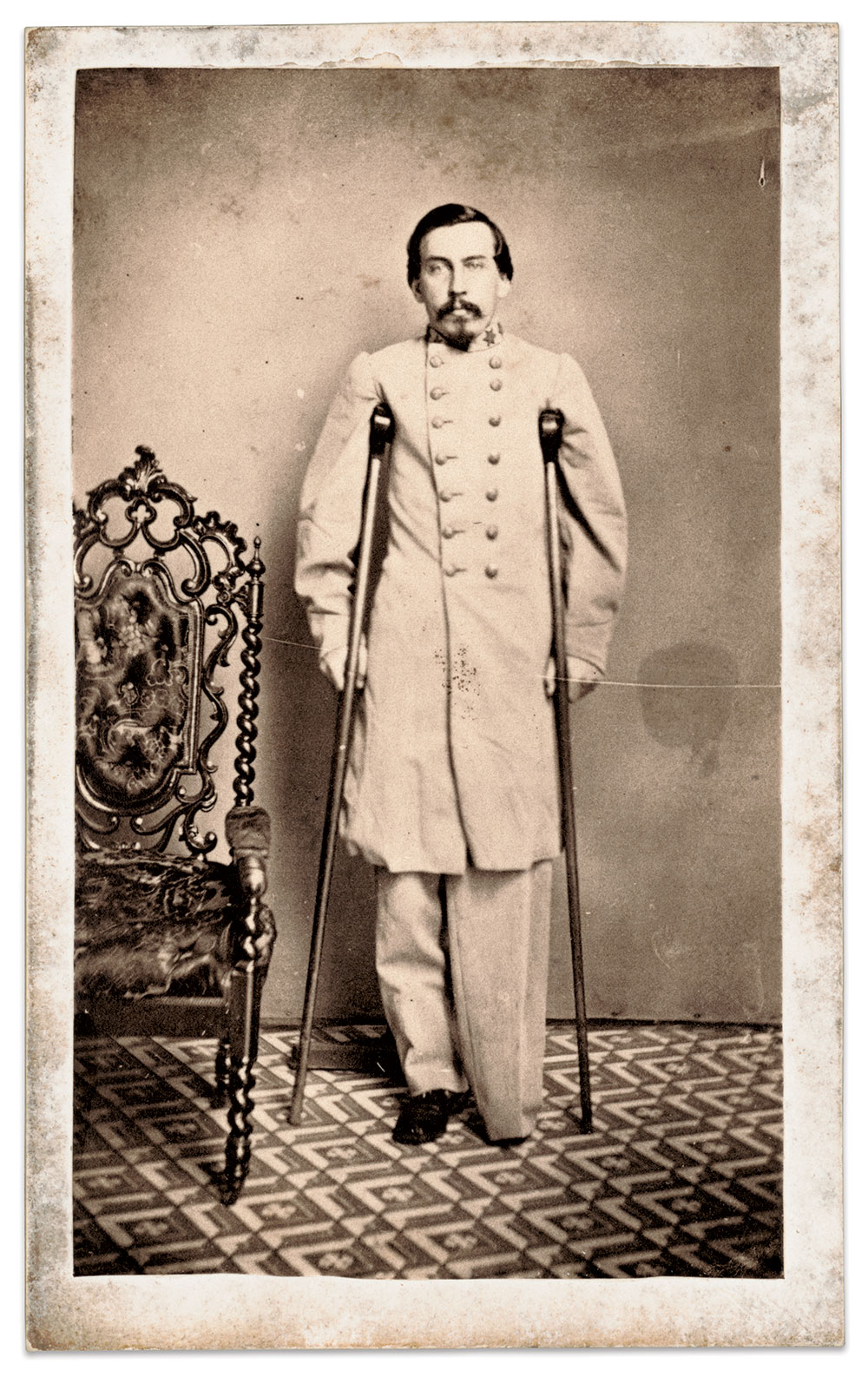 Carte de visite by an unidentified photographer. The Liljenquist Family Collection at the Library of Congress.