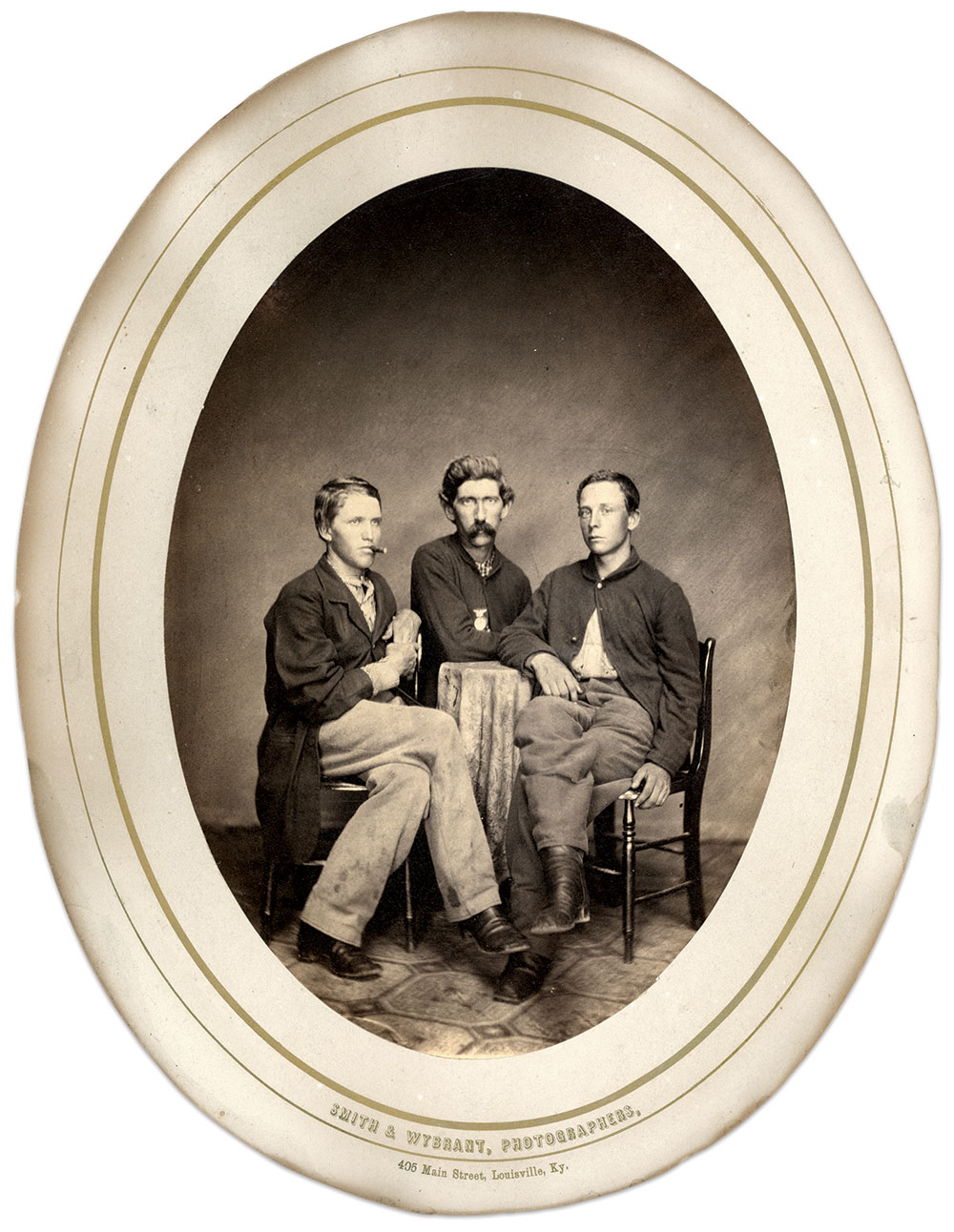 Albumen print by A.C. Smith and Frank C. Wybrant of Louisville, Ky. Doug York Collection.