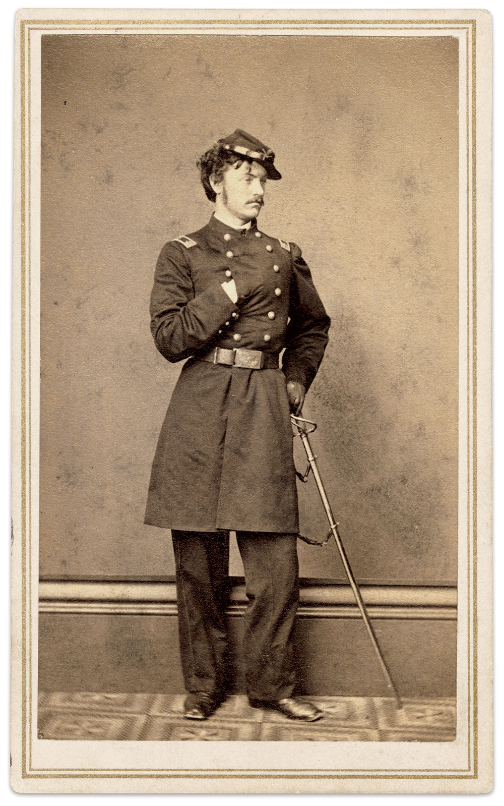 Frank, as major of the 6th U.S. Colored Cavalry. Carte de visite by Carpenter & Mullen of Lexington, Ky. Jim Quinlan Collection.