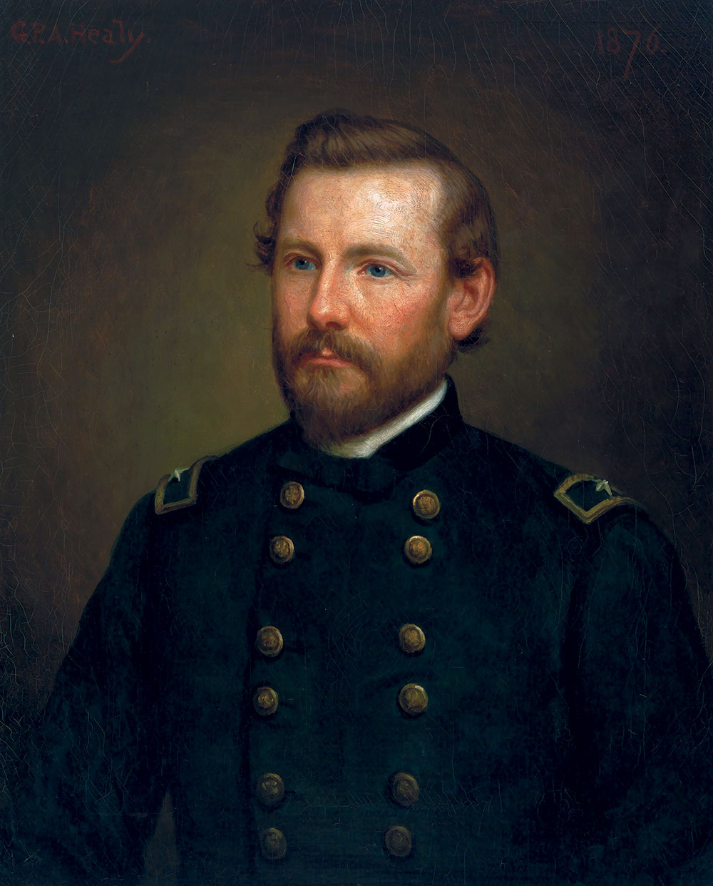 Brigadier Gen. Myer, Chief Signal Officer, circa 1876 by artist George P.A. Healy. National Portrait Gallery.