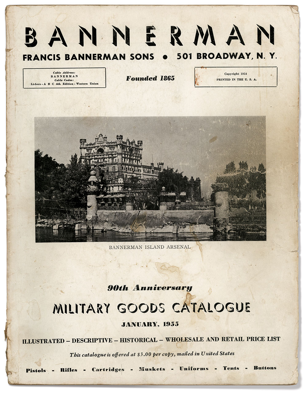 Bannerman’s catalogs were printed from the 1880s until the 1960s. Military Images.