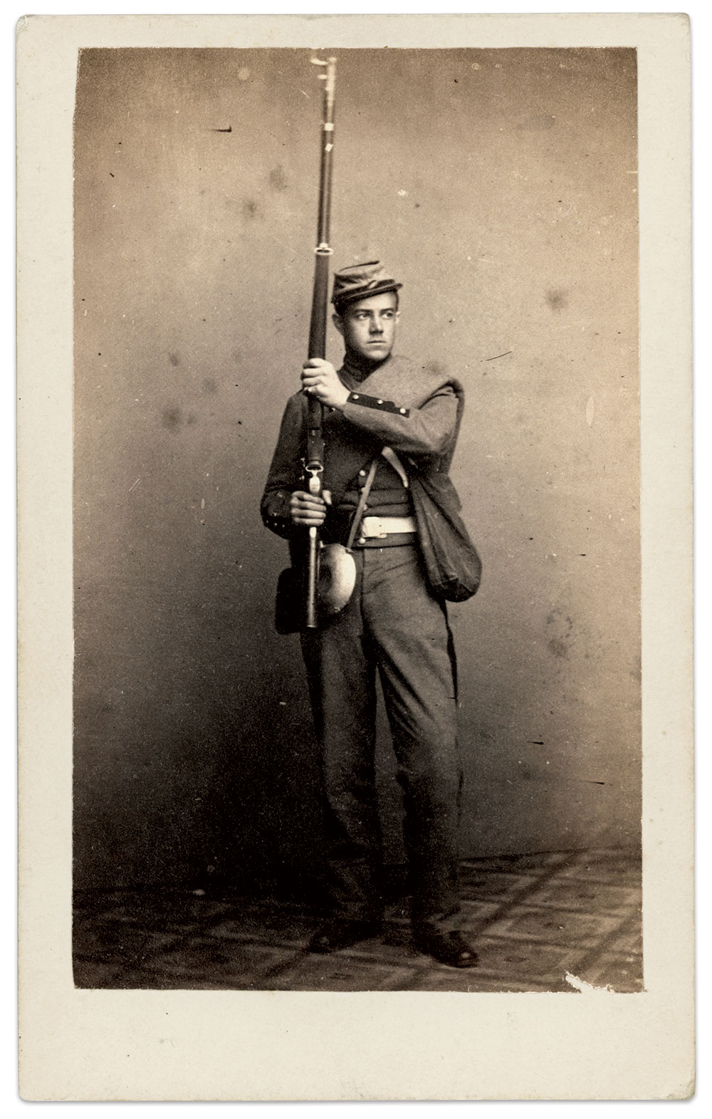 Carte de visite by Mathew B. Brady of New York City.