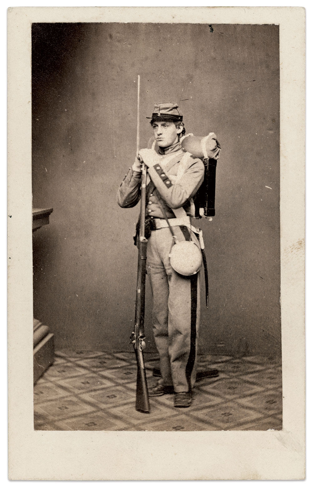 Carte de visite by Mathew B. Brady of New York City.