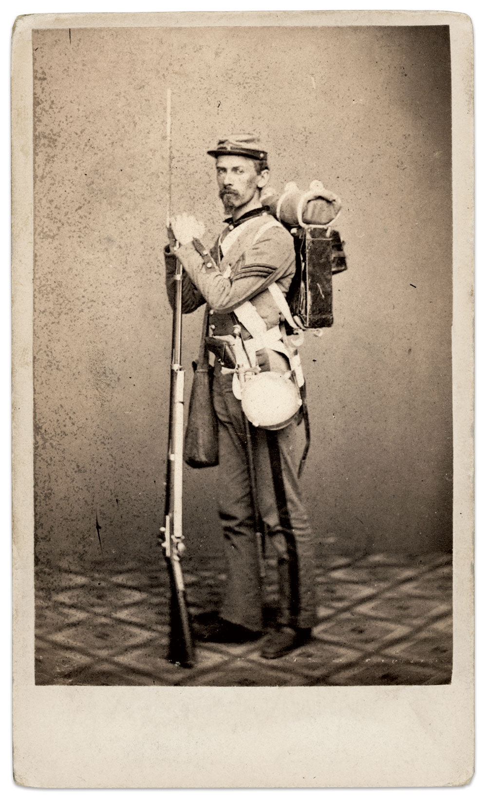 Carte de visite by Mathew B. Brady of New York City.